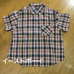 EAST BOY 半袖チェックシャツ