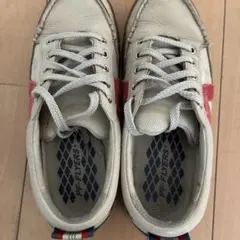 PF Flyers レザースニーカー ホワイト レッドのサムネイル