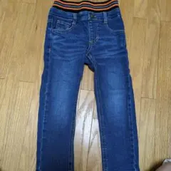 TOPVALU デニムロングパンツ ウエストリブ