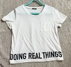 レスポワール　白　Ｖネック　Tシャツ