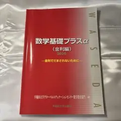数学基礎プラスα 金利編　早稲田大学出版部