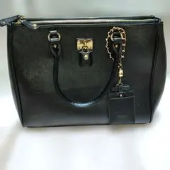 【美品】dazzlin ブラックハンドバッグ