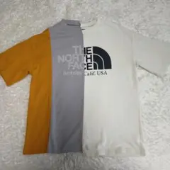 ノースフェイスパープルレーベル×ナナミカ アシンメトリーロゴTシャツ