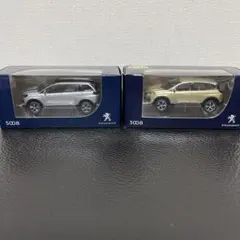 Peugeot 5008 & 3008 ミニカー 2台セット