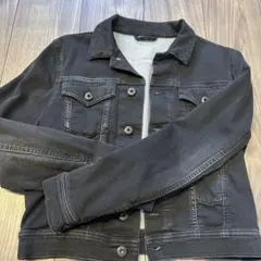 ブラックデニムジャケット XSサイズ