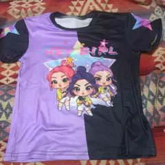 KPOPガールズ! デーモン・ハンターズTシャツ4y