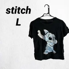 Disney ディズニー stitch スティッチ Tシャツ 【L】