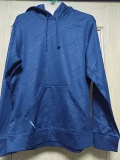 再値下げNike ナイキNIKE紺 メッシュパーカー