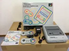 分解清掃・漂白済み　スーパーファミコン本体　後期型セット　箱説付き 動作確認済み