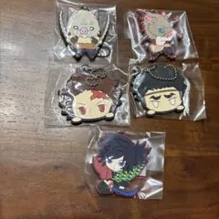 鬼滅の刃初期　ラバーキャラクター ストラップ 8セット
