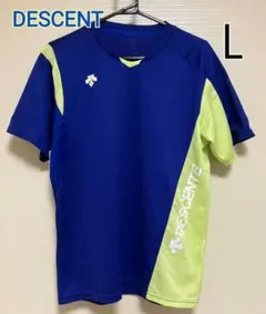 DESCENTE スポーツ用トップス Lサイズ メンズ半袖Tシャツ