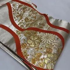 正絹の袋帯　宝尽くし