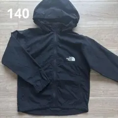 【美品】THE NORTH FACE キッズ コンパクトジャケット 140 黒