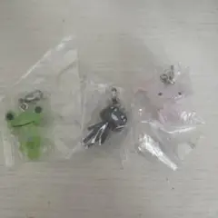 どこでもいっしょめじるしアクセサリー クロ・ジュン・リッキー3個セット