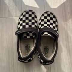 最終お値下げVANS チェック柄 スリッポン21センチ