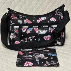 希少 超美品☆LeSportsac ボストン コラボ スモールワールド ブラック 2025年最新】レスポートサック スモールワールドの人気アイテム