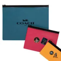 COACH スライダーケース3点セット　ファイルケースセットのサムネイル