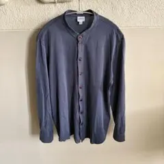 00s Armani Collezioni バンドカラー シルク100% シャツのサムネイル