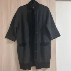 UNTITLED アンタイトル　グレー カーディガン ニットカーディガン