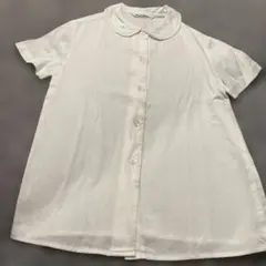 美品　ファミリア　半袖ブラウス　120 白　お受験