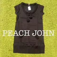 PEACH JOHN ジャジジェーンミニワンピ　黒　新品タグ付