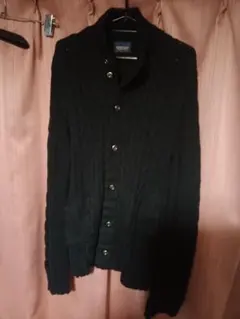 NICOL CLUBニコルクラブフォーメン ケーブル編みカーディガン