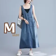 サロペット デニム オーバーオール　カジュアル　オールインワン