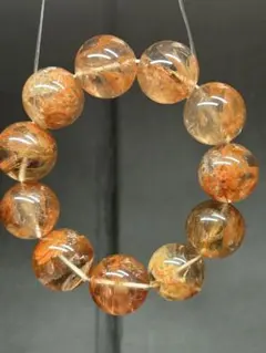 【パンダの工房】天然石パワーストーン大玉19.5ミリガーデンクオーツブレスレット