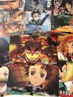 鬼滅の刃　11種A5クリアビジュアルポスター 無限列車編