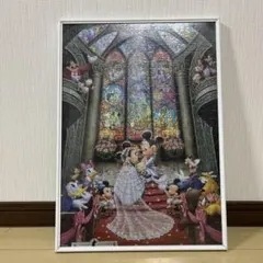 ディズニー ミッキー ミニー ウェディングジグソーパズル完成品