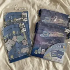 ②すみっこぐらし　巾着、ナフキン 2セット