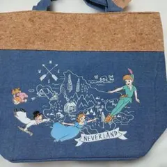 ピーターパン保冷 美品ネバーランド地図トートバッグ横31×縦25新品