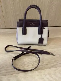 kate spade ショルダーバッグ バイカラー　コンビカラー　パープル