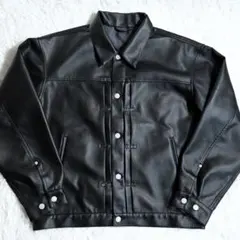 ジャーナルスタンダード シンセティック レザー トラッカージャケット 25AW