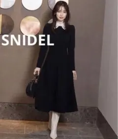 2026年最新】SNIDELホワイトレースカラーニットワンピースの人気