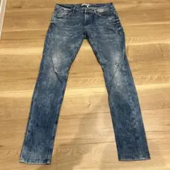 zara スキニーダメージデニム