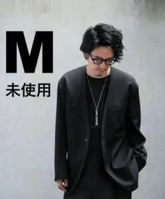 【新品未使用】MBスタンダード ノーカラージャケット 黒 Mサイズ MBスタンダード ノーカラージャケット | MB -there is a reason for