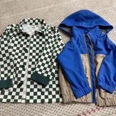 ウィンドブレーカー100　ジャケット110 2点セット