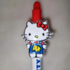 激レア❤2007キティ赤❤マスコットチャーム付き✨ボールペン✨平成