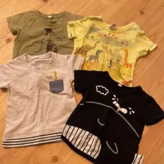 動物Tシャツ　4枚セット
