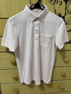 PLST ポロシャツ 薄めのピンク Mサイズのサムネイル