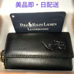 Polo Ralph Lauren レザー キーケース ブラックのサムネイル