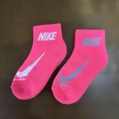NIKE ナイキ キッズ ソックス　ピンク2足 17-21cm