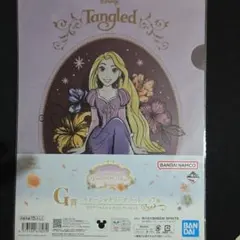ディズニー Tangled ラプンツェル A4クリアファイル ステッカー付き