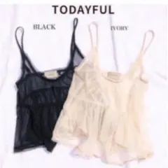 カ*ン様 TODAYFUL チュールキャミソールのサムネイル