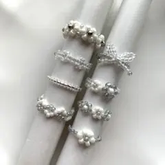 【専用】ハンドメイド　ビーズリング 96★ご依頼分