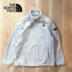 k187【ビッグサイズ】ノースフェイス　フリースジャケット　L グレー　キャンプ