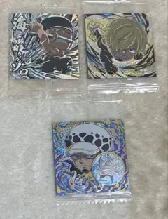 ワンピース大海賊シールウエハース ゾロ＆サンジ＆ロー
