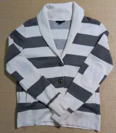 【美品】TOMMY HILFIGER ストライプカーディガン