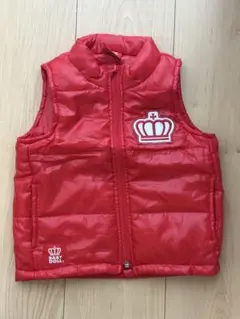 BABY DOLL 赤 ダウンベスト サイズ80
